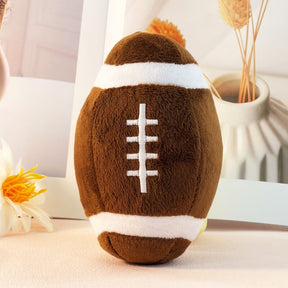 Jouet Interactif en Peluche Football Siffleur pour Chien