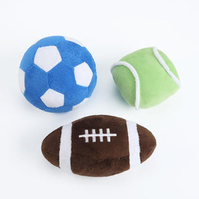 Jouet Interactif en Peluche Football Siffleur pour Chien