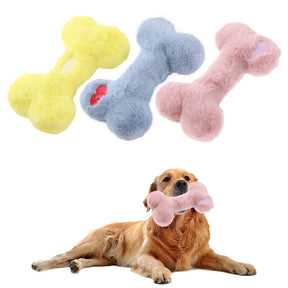 Jouet Squeaky en Peluche pour Chien Funny Bone