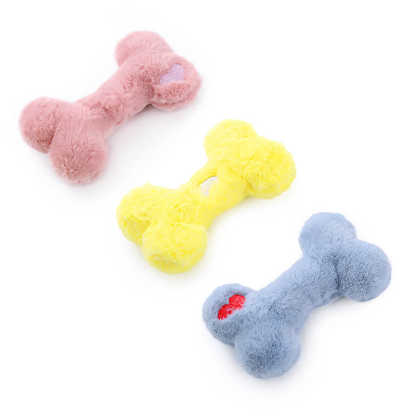 Jouet Squeaky en Peluche pour Chien Funny Bone