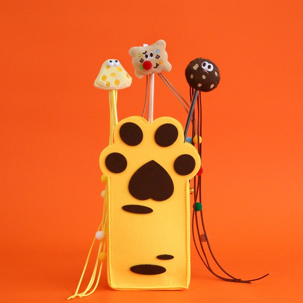 Ensemble de Bâtons de Jeu pour Chats avec Cookies Amusants