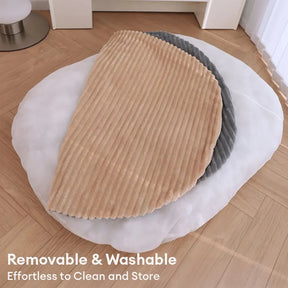 Tapis de sommeil et lit pour animaux de compagnie chauds et confortables, amovibles et lavables.