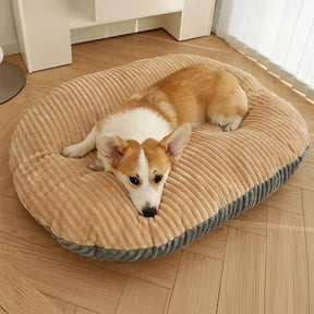 Tapis de sommeil et lit pour animaux de compagnie chauds et confortables, amovibles et lavables.