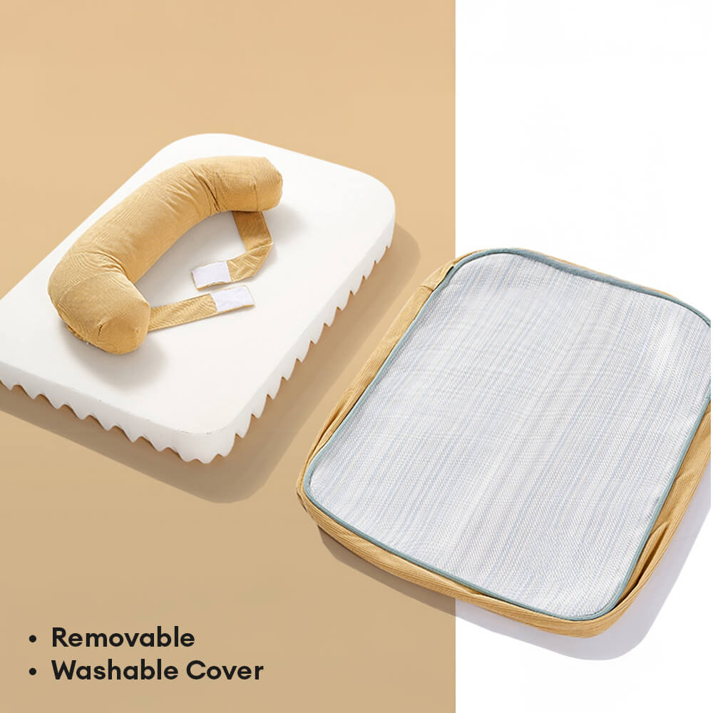 Lit orthopédique pour chien toutes saisons respirant avec doublure imperméable et coussin confortable