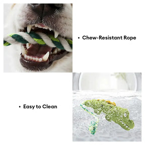 Jouet en peluche cranté pour chien de la série Animal, idéal pour la dentition.