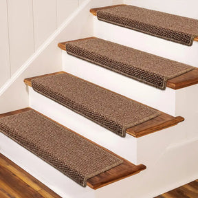 Bandes de protection pour escaliers en faux sisal, anti-rayures, lavables, sans tapis.