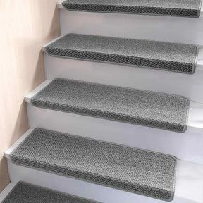 Bandes de protection pour escaliers en faux sisal, anti-rayures, lavables, sans tapis.