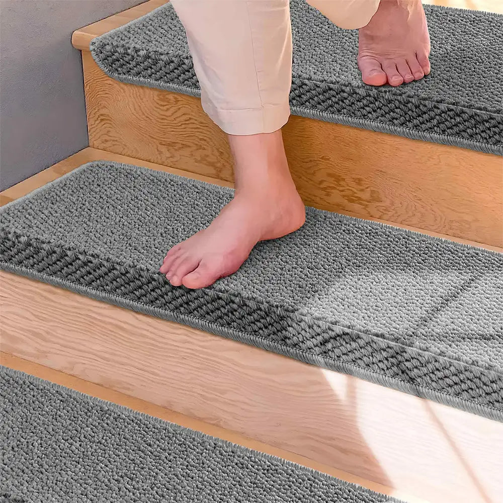 Bandes de protection pour escaliers en faux sisal, anti-rayures, lavables, sans tapis.