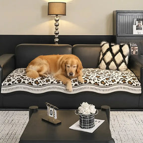 Coussin de canapé non glissant en chenille irrégulier pour toutes les saisons