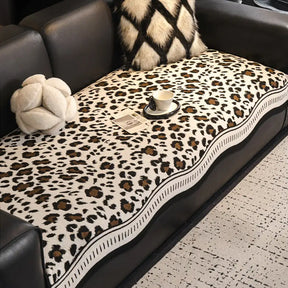 Coussin de canapé non glissant en chenille irrégulier pour toutes les saisons