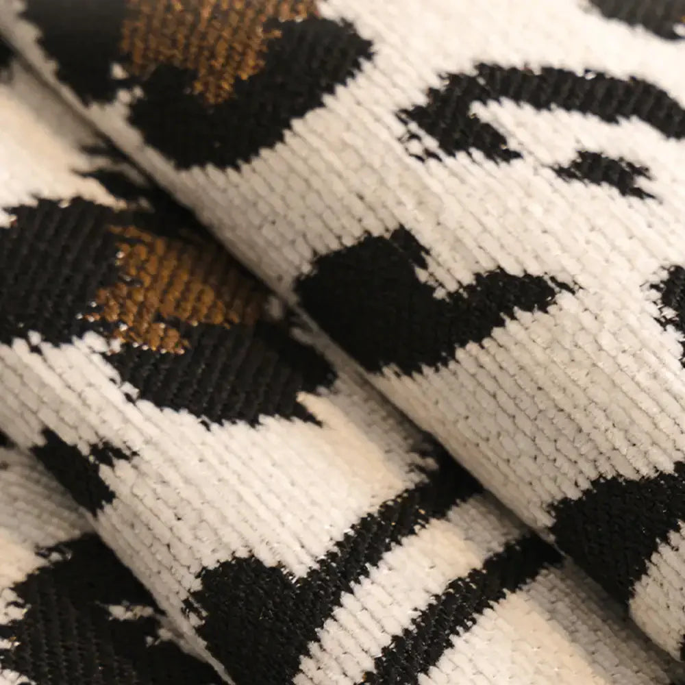 Coussin de canapé non glissant en chenille irrégulier pour toutes les saisons