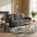 Housse fauteuil de canapé inclinable en chenille à motif en herringbone avec élastique et couverture complète