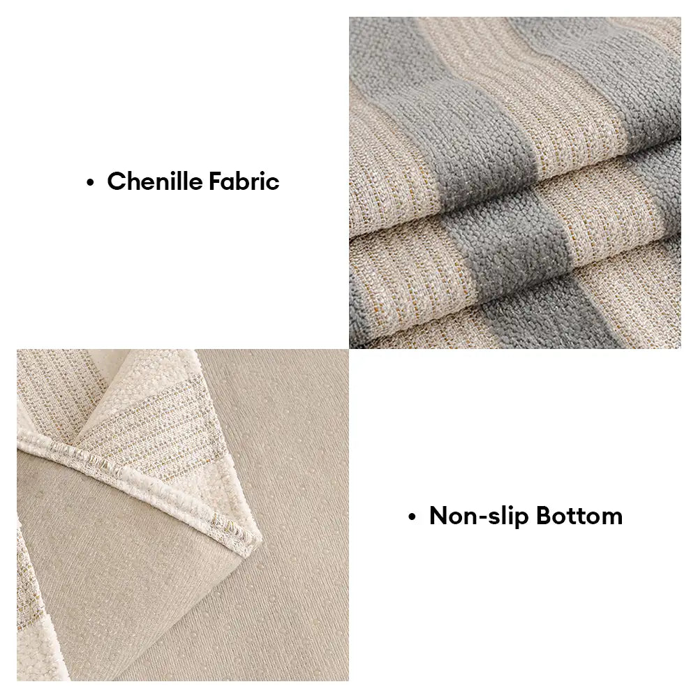 Housse de canapé en chenille résistant aux égratignures et adaptée aux animaux de compagnie, protection anti-dérapante.