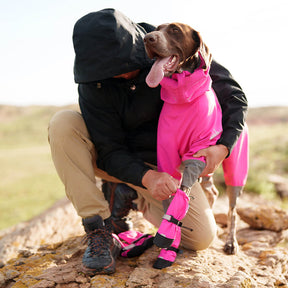 Chic Bottes de chien en caoutchouc imperméables antidérapantes réfléchissantes