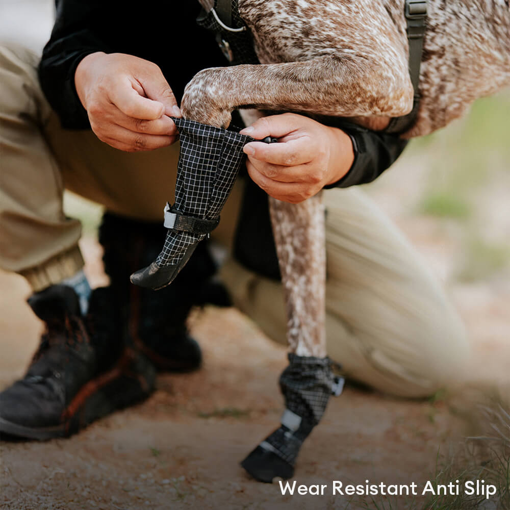 Chic Bottes de chien en caoutchouc imperméables antidérapantes réfléchissantes