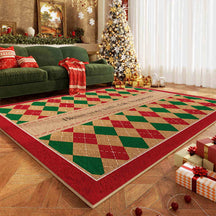 Tapis décoratif anti-dérapant Noël grand format