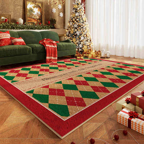 Tapis décoratif anti-dérapant Noël grand format