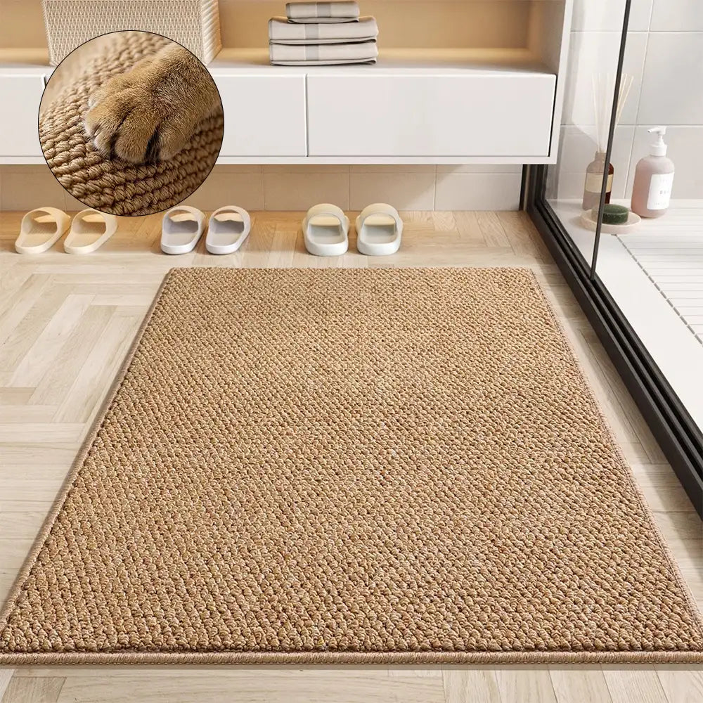 Tapis grattant pour chat en faux sisal classique épais, anti-rayures et antidérapant.