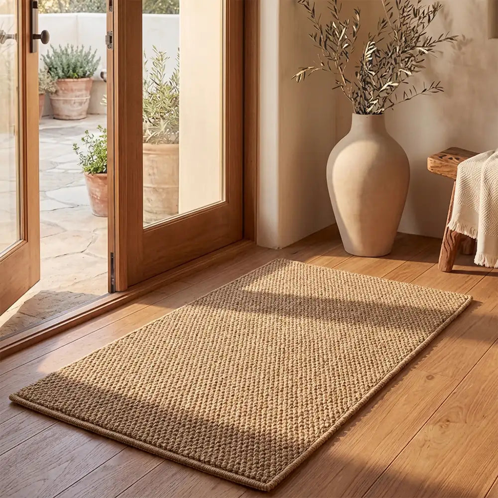 Tapis grattant pour chat en faux sisal classique épais, anti-rayures et antidérapant.