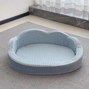 Lit réversible lavable antidérapant rafraîchissant en forme de nuage pour chien et chat