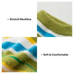 Pull pour chien à rayures bicolores - Convient aux grands chiens