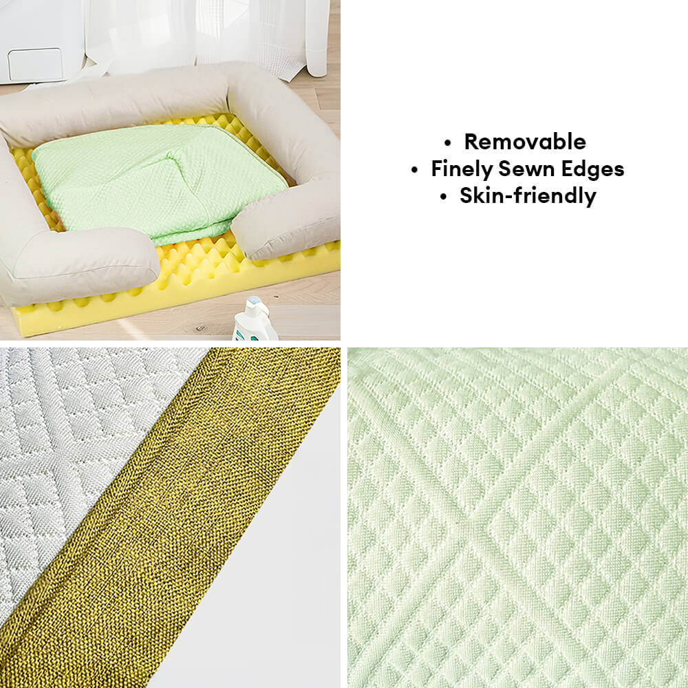Lit Sofa pour Chien Grand et Lavable Orthopédique Tapis Rafraichissant Chien - Extérieur
