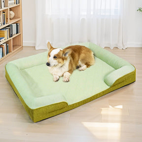 Lit Sofa pour Chien Grand et Lavable Orthopédique Tapis Rafraichissant Chien - Extérieur