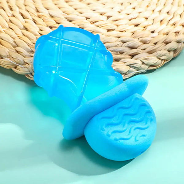 Jouet à mâcher pour chien remplissable d'eau avec des popsicles rafraîchissants