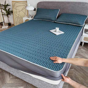 Drap-housse en latex rafraîchissant et doux pour matelas