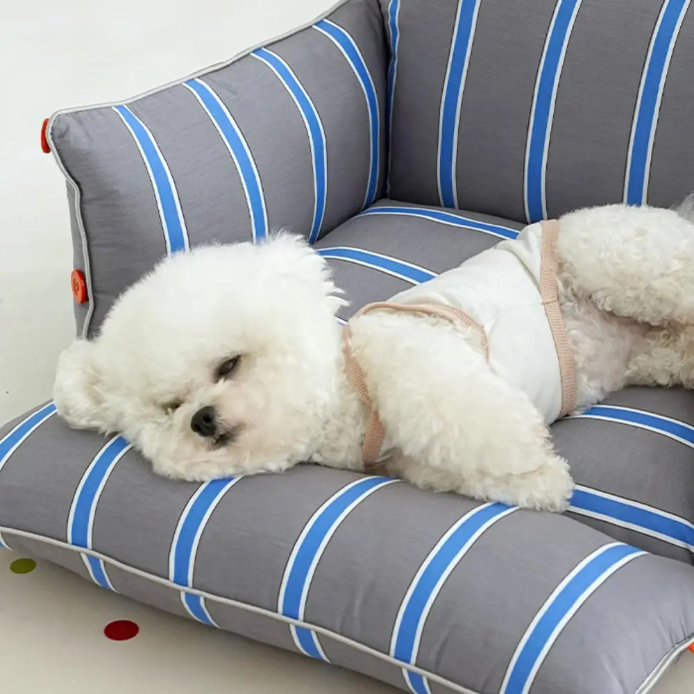Canapé pour chien en coton confortable et apaisant
