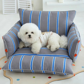 Canapé pour chien en coton confortable et apaisant