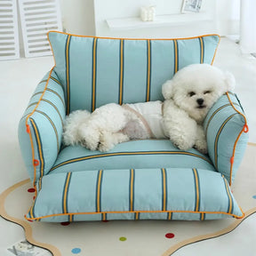 Canapé pour chien en coton confortable et apaisant