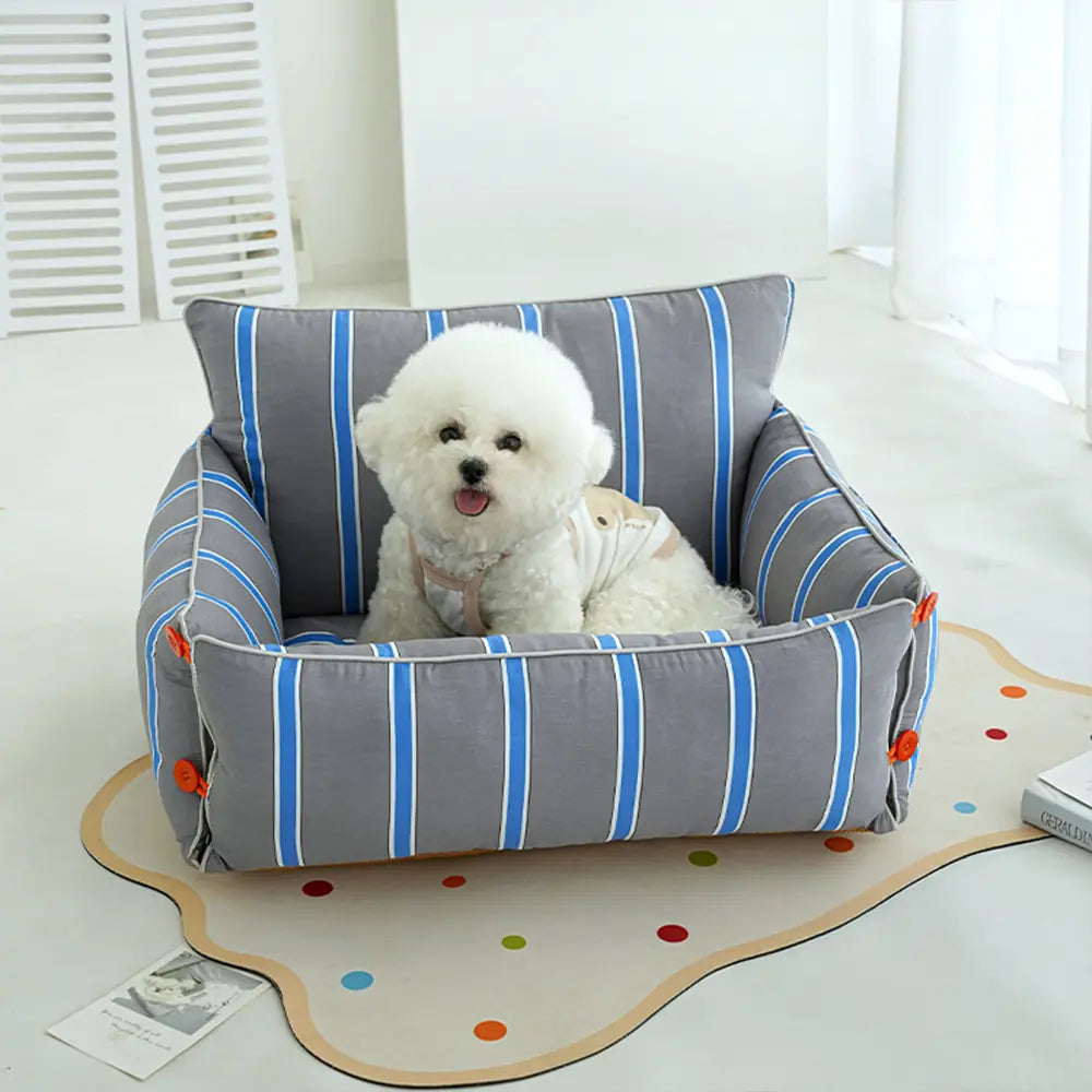 Canapé pour chien en coton confortable et apaisant