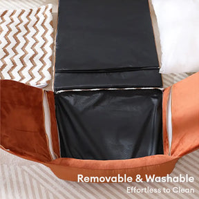 Lit pour chien semi-fermé portable Cozy Cabin avec toit, isolant et durable