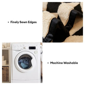 Housse de canapé en peluche à motif de diamant