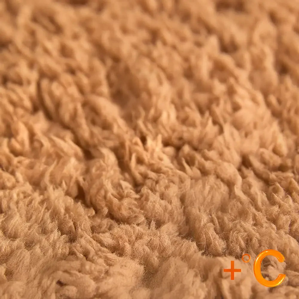 Lit pour animal en fausse laine de mouton, en U, amovible et lavable, orthopédique.