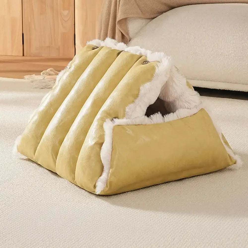 Lit pour chien en simili cuir vintage convertible siège de voiture multifonction