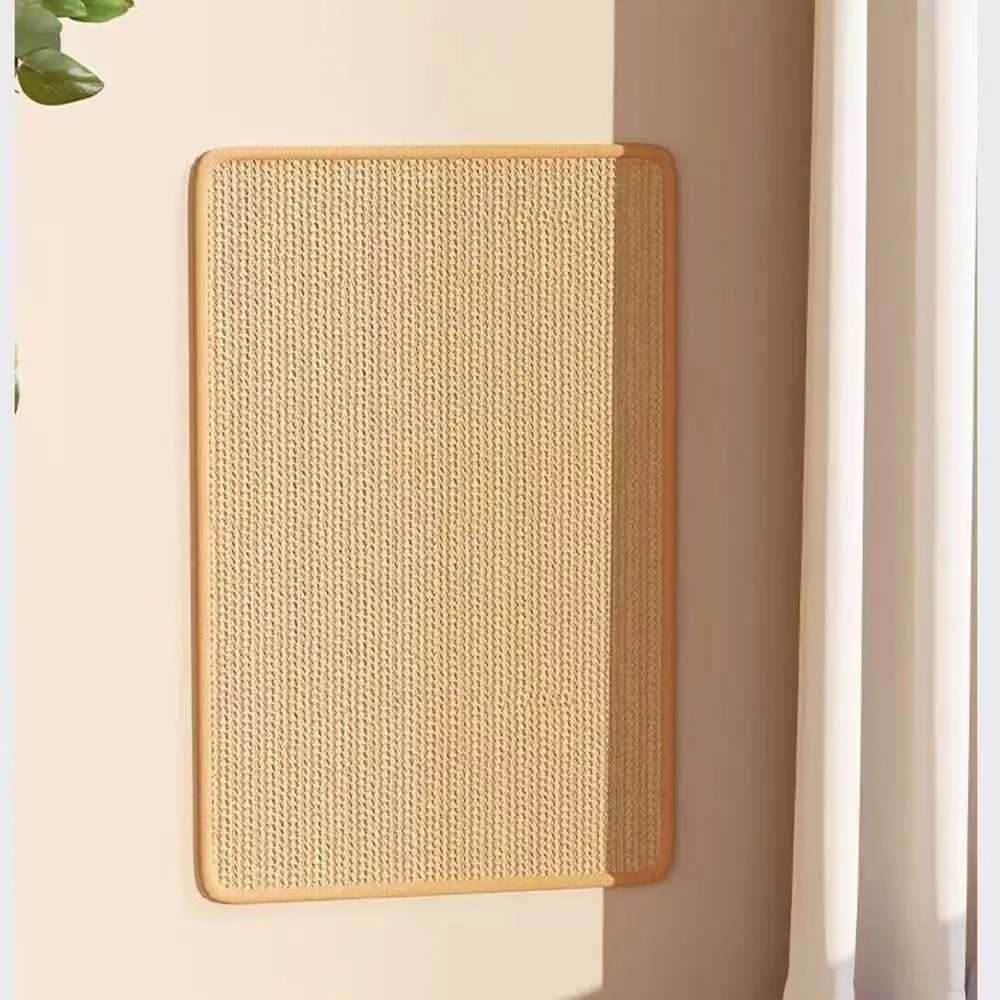 Tapis grattoir pour chat en faux sisal, protection de canapé avec bande Velcro