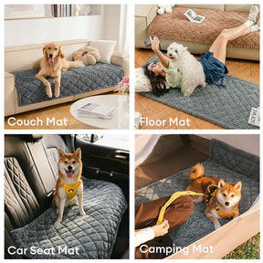Housse de canapé lavable, protecteur de sofa amical pour les animaux, matelas pour animaux de compagnie Fluffy Fuzzy