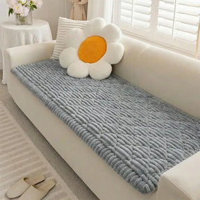 Housse de canapé lavable, protecteur de sofa amical pour les animaux, matelas pour animaux de compagnie Fluffy Fuzzy