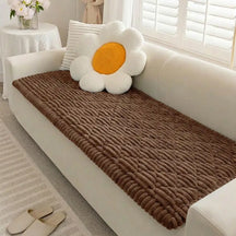 Housse de canapé lavable, protecteur de sofa amical pour les animaux, matelas pour animaux de compagnie Fluffy Fuzzy