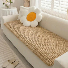 Housse de canapé lavable, protecteur de sofa amical pour les animaux, matelas pour animaux de compagnie Fluffy Fuzzy