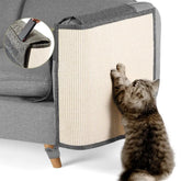 Tapis grattant pour chats entièrement recouvert en faux sisal, protection des accoudoirs de canapé pour chats.