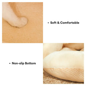 Lit pour animal de compagnie amusant en forme de pantoufle, chaud, amovible et lavable.