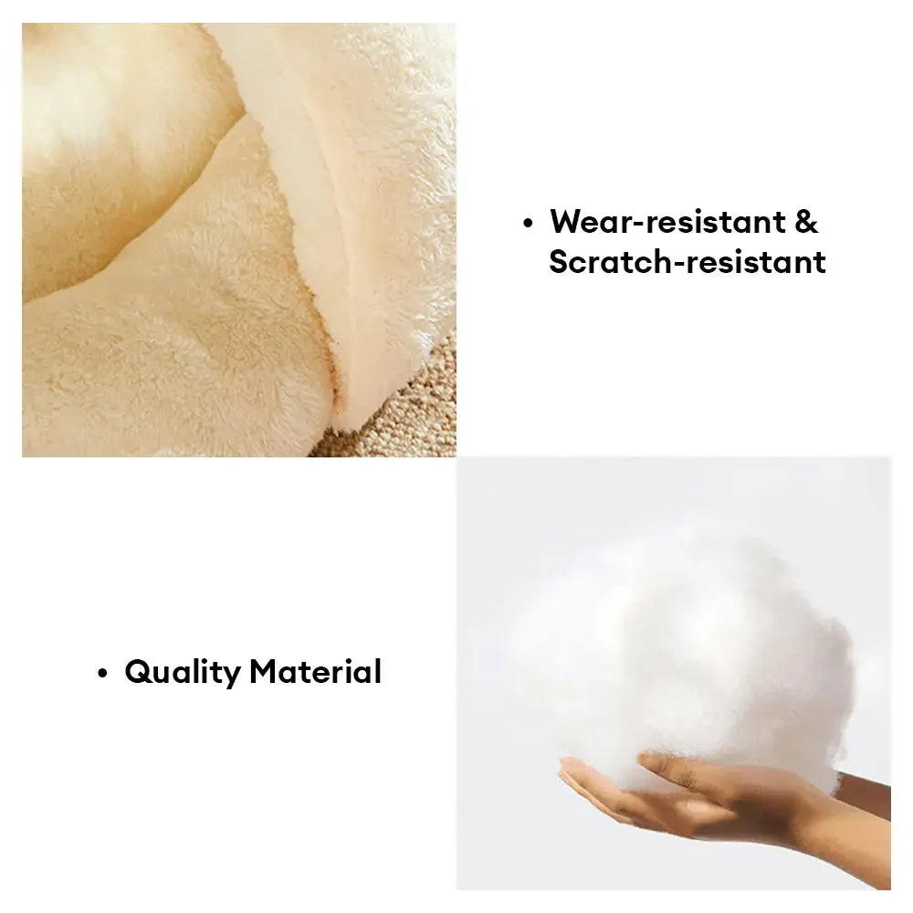 Lit pour animal de compagnie amusant en forme de pantoufle, chaud, amovible et lavable.