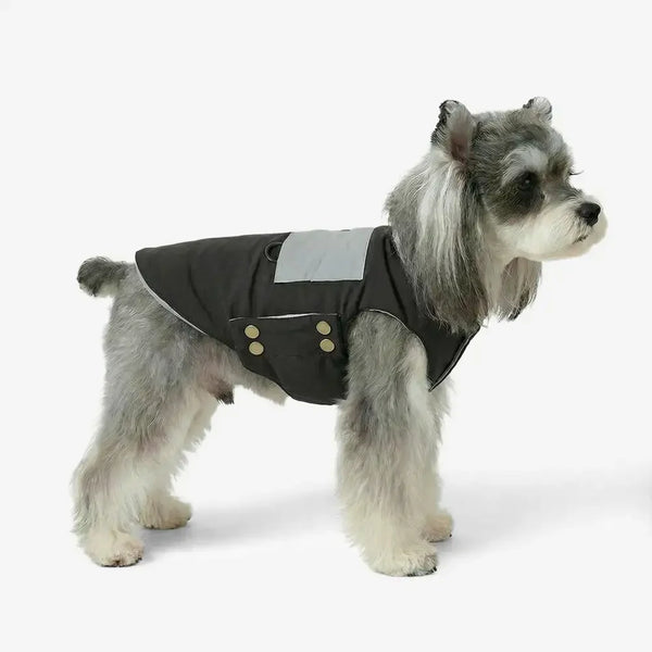 Gilet de chien réversible à deux faces avec bloc de couleur fonctionnel