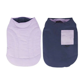 Gilet de chien réversible à deux faces avec bloc de couleur fonctionnel