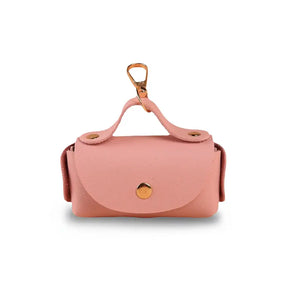Distributeur de sacs à crottes pour chiens en simili cuir de style sac à main