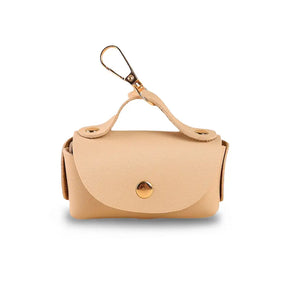 Distributeur de sacs à crottes pour chiens en simili cuir de style sac à main