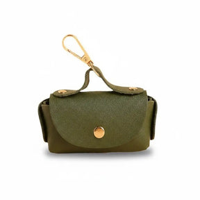 Distributeur de sacs à crottes pour chiens en simili cuir de style sac à main